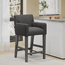Load image into Gallery viewer, Serenitia - Upholstered Counter Chair With Straight Arm
