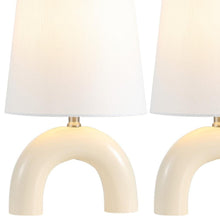 Load image into Gallery viewer, Novelty Table Lamps With Empire Shades (Set of 2) - Almond
