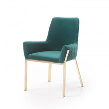 Load image into Gallery viewer, Velvet Dining Chair - Green
