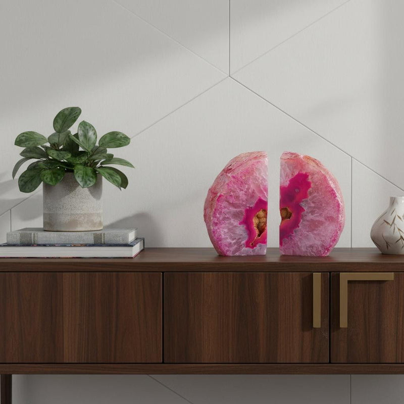 7'' Glass Crystal - Pink