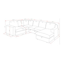 Load image into Gallery viewer, Melody - Contemporary Design Sectional Sofa
