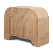 Load image into Gallery viewer, 32" Solid Wood Texture Door Accent Cabinet With Two Doors - Natural
