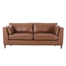 Load image into Gallery viewer, Contemporary 3 Seater Sofa Upholstery - Light Brown
