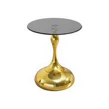 Load image into Gallery viewer, Modern Minimalist Coffee Table With Steel Legs And Tempered Glass Top
