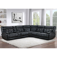 Load image into Gallery viewer, Hayden - Dual Power Reclining Sectional Sofa - Black
