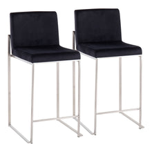 Load image into Gallery viewer, Fuji - Contemporary High Back Counter Stool, Functional Design
