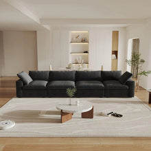 Load image into Gallery viewer, 160" Blend Modular Sofa - Black
