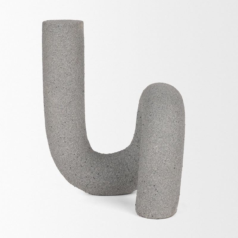 Decorative Wall Sculpture (729149) - Gray