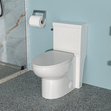 Load image into Gallery viewer, Modern Ceramic 1 Piece Toilet With Soft Closing Seat - White
