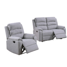 Load image into Gallery viewer, 2 Piece Living Room Set With Manual Reclining Loveseat And Recliner
