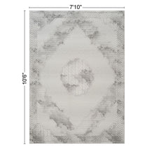 Load image into Gallery viewer, Geometrix - Medallion Rug With Geometric 3D Effect
