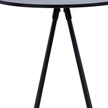 Load image into Gallery viewer, 31" Rounded Wood And Iron Bar Table - Black
