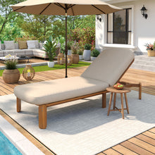 Load image into Gallery viewer, Outdoor Chaise Lounge With Adjustable Backrest
