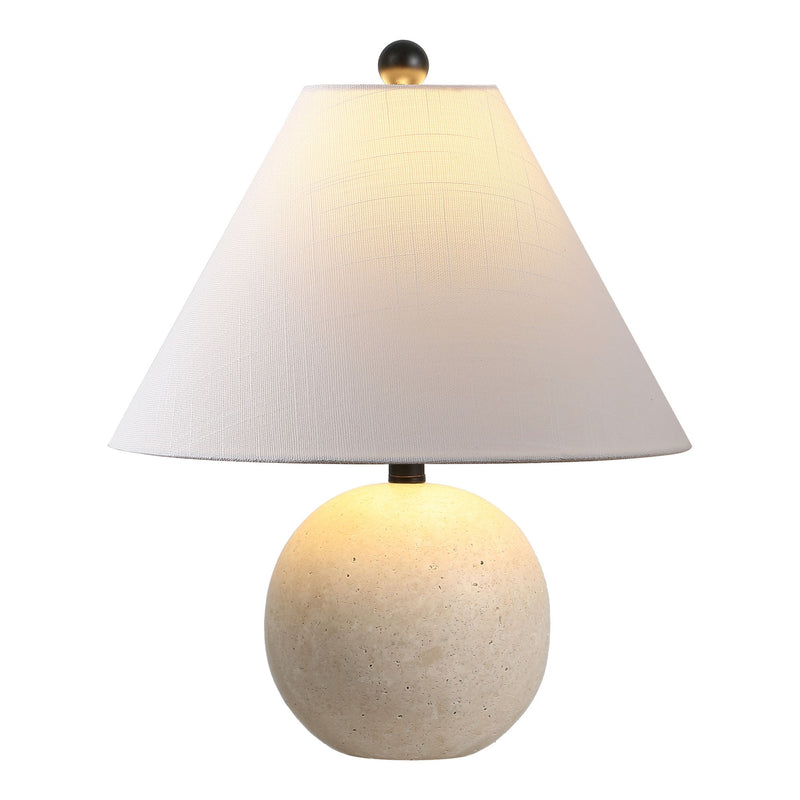 16" Novelty Table Lamp LED With Empire Shade - Beige