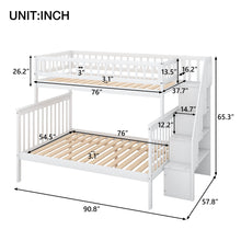 Load image into Gallery viewer, Bunk Bed With Staircase
