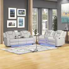 Load image into Gallery viewer, Benz - LED &amp; Power Recliner With Adjustable Headrests And Ambient LED Lighting
