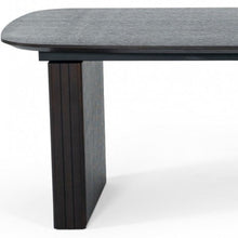 Load image into Gallery viewer, Wood Self-Storing Leaf Double Pedestal Base Extendable Dining Table - Brown
