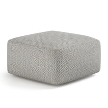 Load image into Gallery viewer, Nate - Handcrafted Square Pouf
