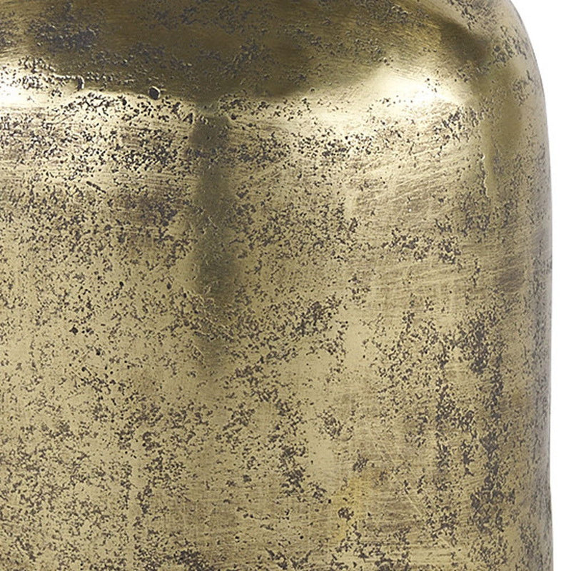 Cylindrical Tabletop Sculpture (608703) - Antiqued Brass