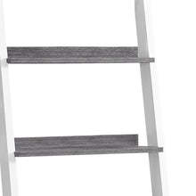 Load image into Gallery viewer, Ladder Bookcase With Two drawers - Gray / White

