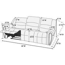Load image into Gallery viewer, Modern Living Room Set With Nailhead Trim
