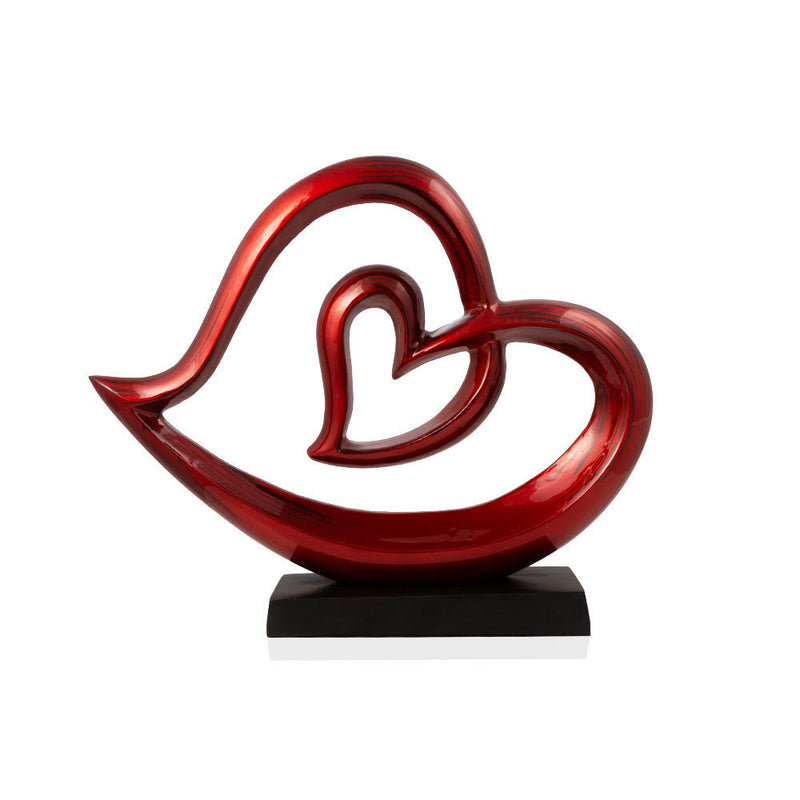 Tabletop Sculpture - Red / Black