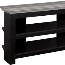 Load image into Gallery viewer, Open Shelving, TV Stand - Black / Gray
