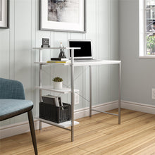 Load image into Gallery viewer, Side Storage Student Desk - White
