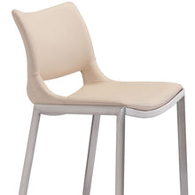 Load image into Gallery viewer, Steel Low Back Bar Height Bar Chairs (Set of 2) - Light Pink And Silver
