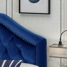 Load image into Gallery viewer, Kaarina - Contemporary Tufted Fabric Headboard
