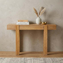 Load image into Gallery viewer, Console Table With Drawer - Natural
