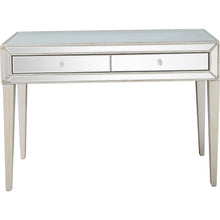 Load image into Gallery viewer, Mirrored Glass Console Table - Pearl Silver
