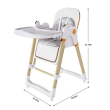 Load image into Gallery viewer, Convertible Baby High Chair To Rocker With 5 Point Harness
