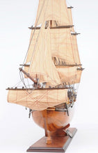Load image into Gallery viewer, Hand Painted HMS Bounty 1787 Model Boat - Brown
