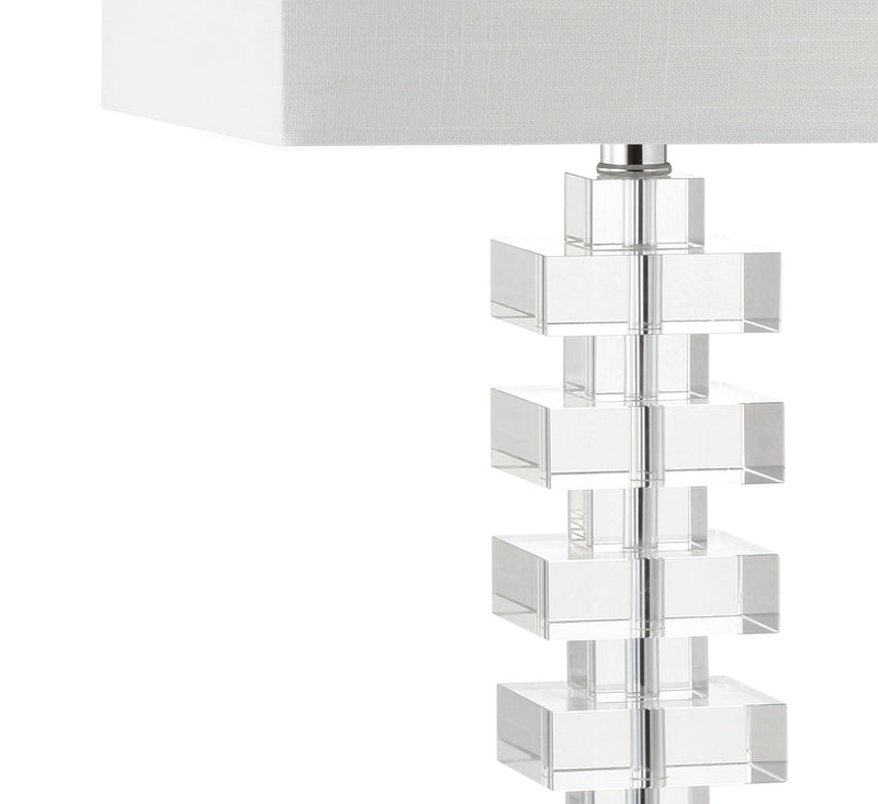28" Novelty Table Lamp LED With Shade - Clear