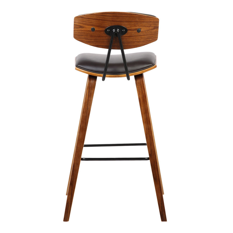 Low Back Bar Height Bar Chair - Brown