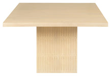 Load image into Gallery viewer, 48" Solid Wood Pedestal Base Square Dining Table - Natural
