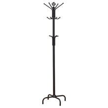 Load image into Gallery viewer, Coat Rack With 3 Tier Hooks For Entryway - Black
