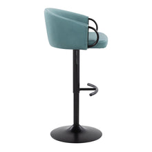 Load image into Gallery viewer, Claire - Contemporary Adjustable Barstool With Swivel With Rounded T Footrest (Set of 2)
