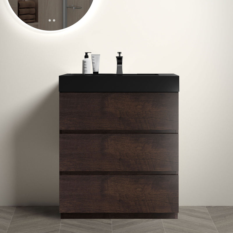 Alice - Bathroom Vanity With Large Storage, Freestanding