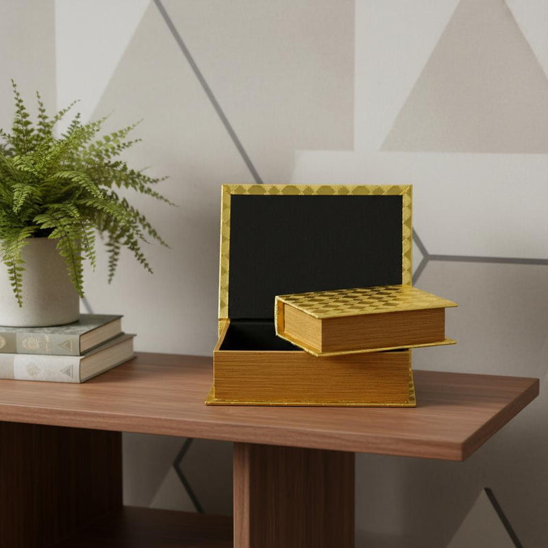 Hand Painted Tabletop Sculpture (716234) - Gold