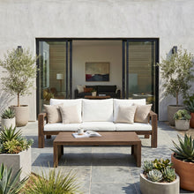 Load image into Gallery viewer, 3 Seater Patio Set, Outdoor Sofa &amp; Coffee Table Set
