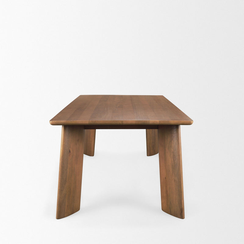 Solid Wood Dining Table (727897) - Brown