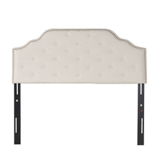 Load image into Gallery viewer, Charismatic - Size Headboard With Button Tufting And Nailhead Trim
