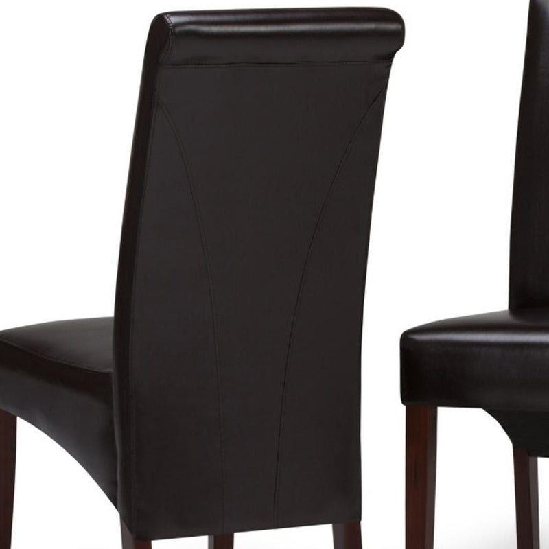 Dining Parsons Chairs Wood (Set of 2) - Brown