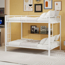 Load image into Gallery viewer, Bunk Bed For Kids, Convertible Frame With Ladders &amp; Guardrail
