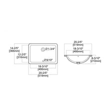 Load image into Gallery viewer, Modern Ceramic Undermount Bathroom Sink With Overflow, High Quality
