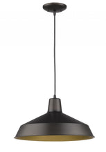Load image into Gallery viewer, Industrial Hanging Light - Brushed Bronze
