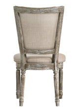 Load image into Gallery viewer, Upholstered Fabric And Solid Wood Dining Side Chairs (Set of 2) - Gray
