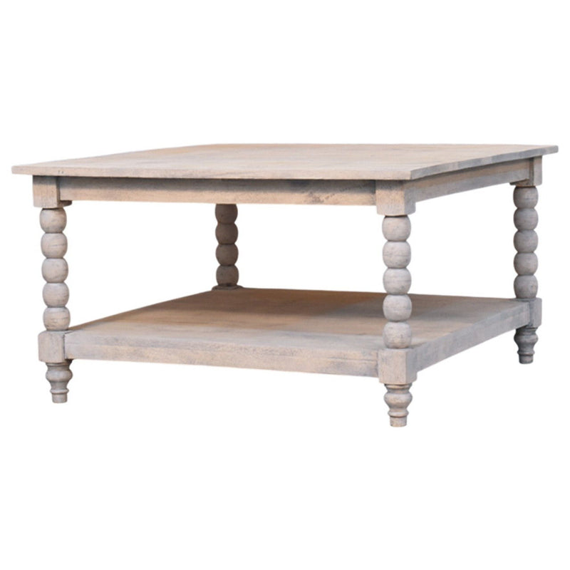 Solid Wood Solid Coffee Table With Drawer (717419) - Brown